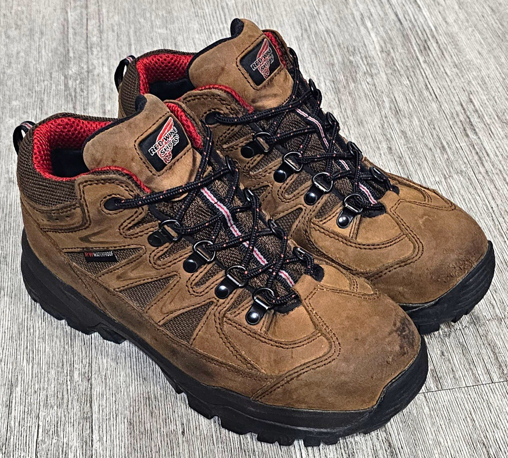Red Wing Shoes 6672 Men's Waterproof Work Boots Brown EH Size 7.5 D